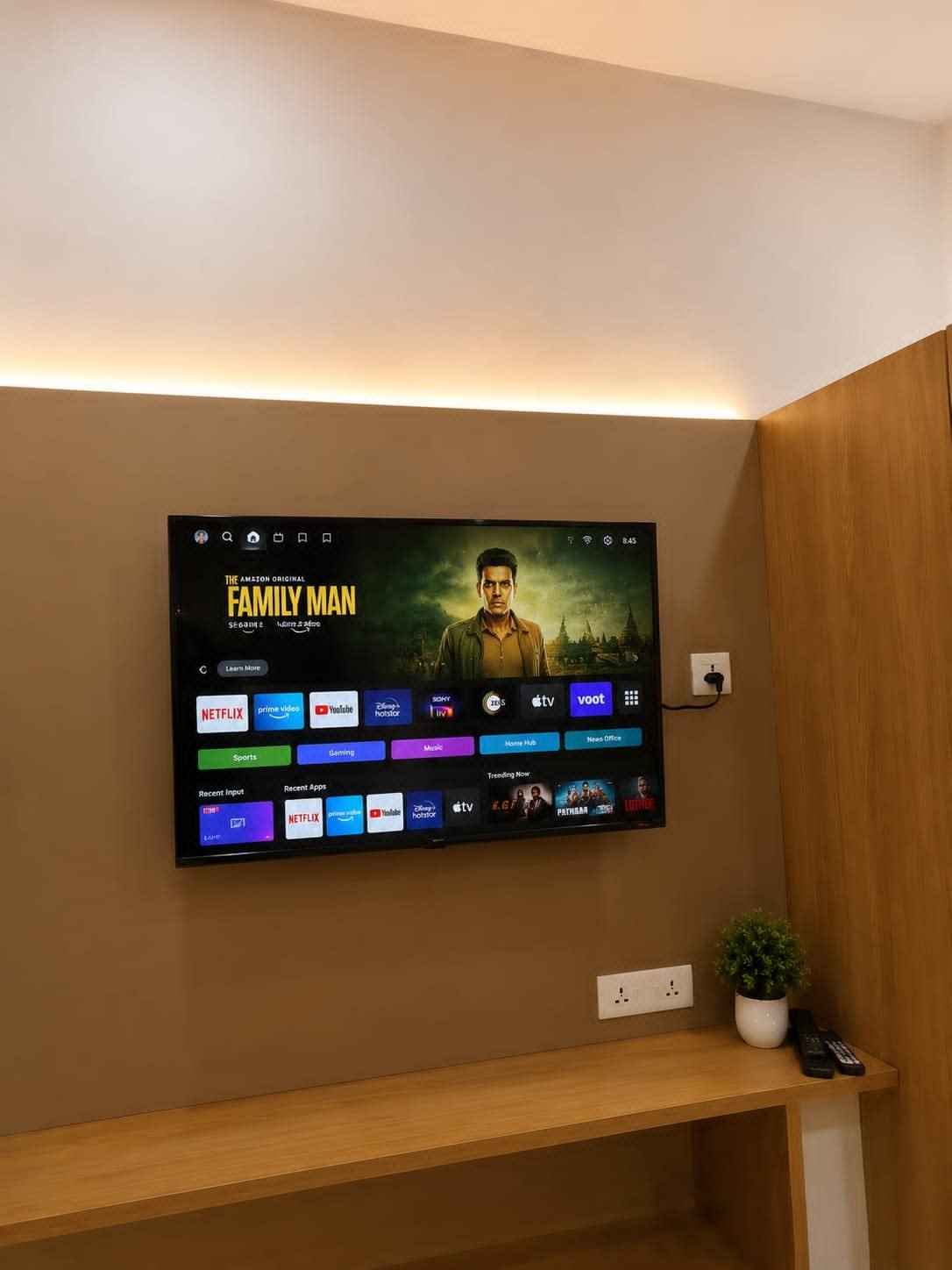 In-room smart television